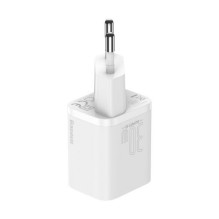 Baseus Travel Charger Super Si 1C Quick Charger PD 30W EU White (CCSUP-J02) Baseus Travel Charger Super Si 1C Quick Charger PD 30W EU White (CCSUP-J02)