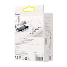 Baseus Travel Charger Super Si Pro mini Fast Charger, C+U, PD 3.0, QC 3.0 30W EU White (CCSUPP-E02) Baseus Travel Charger Super Si Pro mini Fast Charger, C+U, PD 3.0, QC 3.0 30W EU White (CCSUPP-E02)