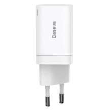 Baseus Travel Charger Super Si Pro mini Fast Charger, C+U, PD 3.0, QC 3.0 30W EU White (CCSUPP-E02) Baseus Travel Charger Super Si Pro mini Fast Charger, C+U, PD 3.0, QC 3.0 30W EU White (CCSUPP-E02)