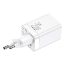 Baseus Travel Charger Super Si Pro mini Fast Charger, C+U, PD 3.0, QC 3.0 30W EU White (CCSUPP-E02) Baseus Travel Charger Super Si Pro mini Fast Charger, C+U, PD 3.0, QC 3.0 30W EU White (CCSUPP-E02)