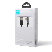 Joyroom Gaming Cable Type-C (Angled) - USB (Straight) cable 3A, 480mb / s, 1.2m, Black (S-UC027A6)