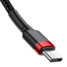 Baseus Type-C - Type-C cable Cafule PD2.0 60W Flash charging (20V 3A) 1m Black / Gray (CATKLF-H91) Baseus Type-C - Type-C cable Cafule PD2.0 60W Flash charging (20V 3A) 1m Black / Gray (CATKLF-H91)