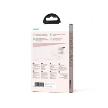 Joyroom USB - Type-C Multi-Color Series Fast Charging and Data Cable, 100W, 1m, Pink (S-A34) Joyroom USB - Type-C Multi-Color Series Fast Charging and Data Cable, 100W, 1m, Pink (S-A34)