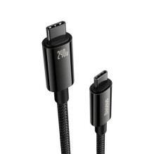Baseus Type-C to Type-C Tungsten Gold Series Cable 480Mb / s, 240W, 3m, Black (CAWJ040201) Baseus Type-C to Type-C Tungsten Gold Series Cable 480Mb / s, 240W, 3m, Black (CAWJ040201)