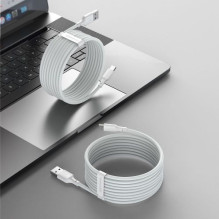 Baseus Type-C Simple Wisdom cable (2pcs / set), 5A, 1.5m, White (TZCATZJ-02)