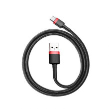 Baseus Type-C Cafule Cable 3A 0.5m Red + Black (CATKLF-A91) Baseus Type-C Cafule Cable 3A 0.5m Red + Black (CATKLF-A91)