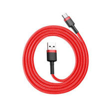 Baseus Type-C Cafule cable 3A, 1m, Red + Red (CATKLF-B09) Baseus Type-C Cafule cable 3A, 1m, Red + Red (CATKLF-B09)