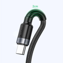 Baseus Type-C Cafule SuperCharge 40W PD 3.0, QC 3.0, 40W, 1m Gray / Black (CATKLF-PG1) Baseus Type-C Cafule SuperCharge 40W PD 3.0, QC 3.0, 40W, 1m Gray / Black (CATKLF-PG1)