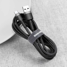 Baseus Type-C Cafule cable 2A, 3m, Gray / Black (CATKLF-UG1)
