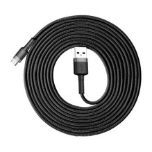 Baseus Type-C Cafule cable 2A, 3m, Gray / Black (CATKLF-UG1)