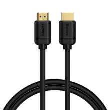 Baseus Video Cable High definition Series HDMI To HDMI 4K 60 Hz, 3D HDR, 18 Gbps, 1m Black (CAKGQ-A01) Baseus Video Cable High definition Series HDMI To HDMI 4K 60 Hz, 3D HDR, 18 Gbps, 1m Black (CAKGQ-A01)