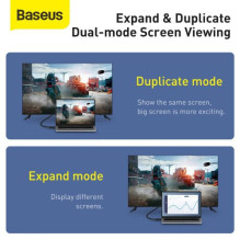 Baseus Video Cable High definition Series HDMI To HDMI 4K 60 Hz, 3D HDR, 18 Gbps, 1m Black (CAKGQ-A01) Baseus Video Cable High definition Series HDMI To HDMI 4K 60 Hz, 3D HDR, 18 Gbps, 1m Black (CAKGQ-A01)