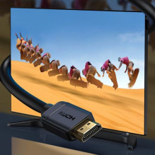 Baseus Video Cable High definition Series HDMI To HDMI 4K 60 Hz, 3D HDR, 18 Gbps, 1m Black (CAKGQ-A01) Baseus Video Cable High definition Series HDMI To HDMI 4K 60 Hz, 3D HDR, 18 Gbps, 1m Black (CAKGQ-A01)