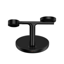 Baseus Wireless Charger Swan stand 3-in-1 Magnetic charger with TypeC cable 15W, 1m Black (WXTE000101) Baseus Wireless Charger Swan stand 3-in-1 Magnetic charger with TypeC cable 15W, 1m Black (WXTE000101)