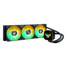 ASUS TUF GAMING LC III 360 ARGB procesorius „viskas viename“ skysčio aušintuvas, 12 cm, juodas