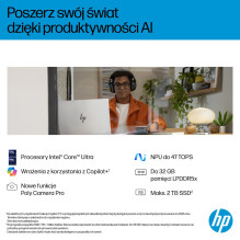 HP OmniBook 7 17-dc0219nw Ultra 5 226V 17.3"FHD Touch IPS 400nits Glare 16GB LPDDR5X SSD1TB Arc 130V Cam 5MP+IR 83W