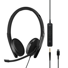 EPOS ADAPT 165T USB-C II ausinės, juodos EPOS ADAPT 165T USB-C II ausinės, juodos