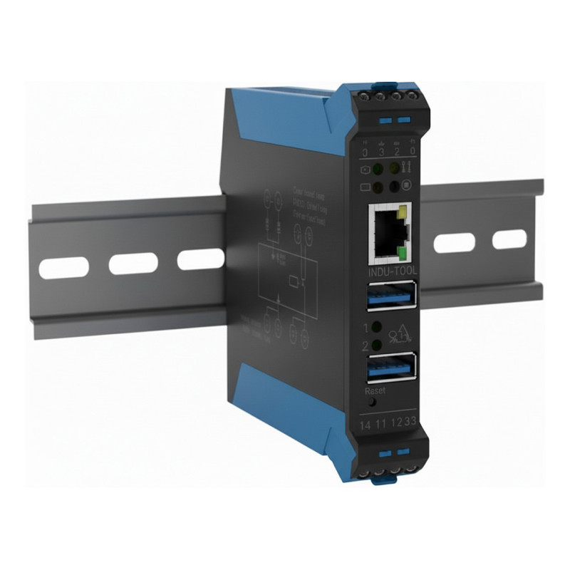 SEH INU-100 Deviceserver DIN rail