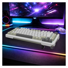INCA Gaming Keyboard RGB / GraySwitch / USB-C / BT 2.00m white INCA Gaming Keyboard RGB / GraySwitch / USB-C / BT 2.00m white