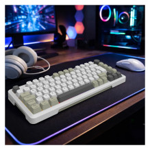 INCA Gaming Keyboard RGB / GraySwitch / USB-C / BT 2.00m white INCA Gaming Keyboard RGB / GraySwitch / USB-C / BT 2.00m white