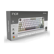INCA Gaming Keyboard RGB / GraySwitch / USB-C / BT 2.00m white INCA Gaming Keyboard RGB / GraySwitch / USB-C / BT 2.00m white