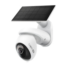 Pan / Tilt Security Camera Kit SPEC:4K 8MP (38402160), 2.4 GHz / 5 GHz, 10000mAh rechargeable lithium-ion battery, Solar