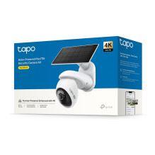 Pan / Tilt Security Camera Kit SPEC:4K 8MP (38402160), 2.4 GHz / 5 GHz, 10000mAh rechargeable lithium-ion battery, Solar