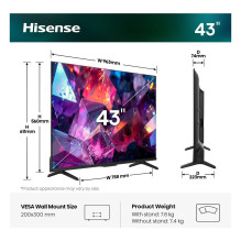 Hisense 43E7S PRO