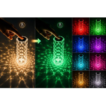 iLike Crystal Bubble Touch RGB LED Table Lamp with Bluetooth Speaker iLike Crystal Bubble Touch RGB LED Table Lamp with Bluetooth Speaker