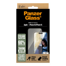 PanzerGlass ® EyeCARE™ Screen Protector iPhone 16 , 15 , Ultra-Wide Fit