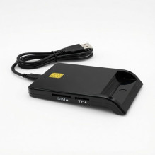 iLike 4-in-1 USB Smart Card Reader with SIM, SD & Micro SD Support, CAC Reader for ID Cards, Bank Cards, eID and Mem iLike 4-in-1 USB Smart Card Reader with SIM, SD & Micro SD Support, CAC Reader for ID Cards, Bank Cards, eID and Mem