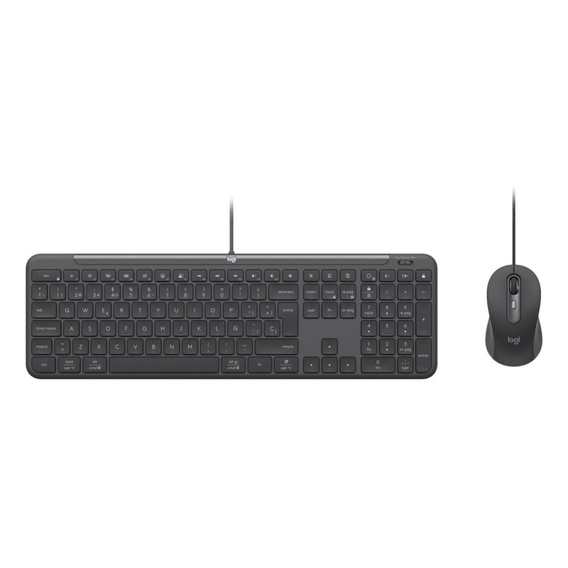 Klaviatūros ir pelės derinys MK620 / Grafito spalvos 920-013349 LOGITECH 920-013349 (5099206129641)