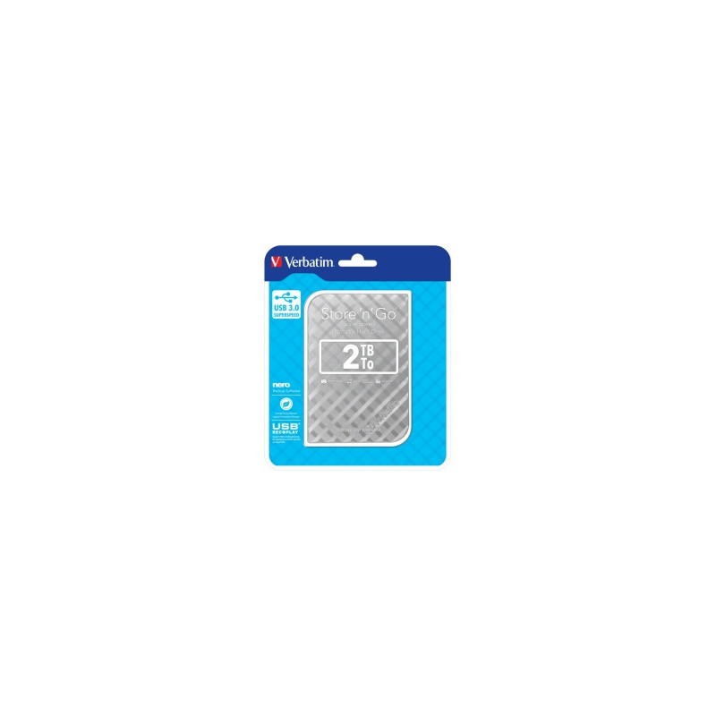 „Verbatim Store n Go 2TB“ sidabrinis 023942531982 53198V (023942531982)