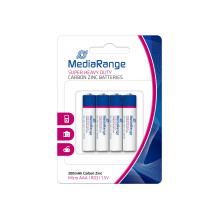 BATTERY CARBON-ZINC AAA 1.5V / 4PCS MRBAT141 MEDIARANGE MRBAT141 (4260459610601)