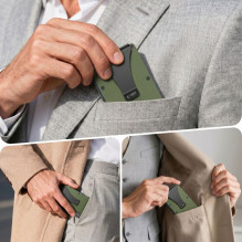 Tech-Protect Thorn RFID Wallet - Green Tech-Protect Thorn RFID Wallet - Green