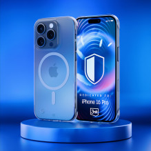 3mk Just20g MagCase for iPhone 16 Pro - transparent 3mk Just20g MagCase for iPhone 16 Pro - transparent