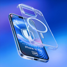 3mk Just20g MagCase for iPhone 16 Pro - transparent 3mk Just20g MagCase for iPhone 16 Pro - transparent