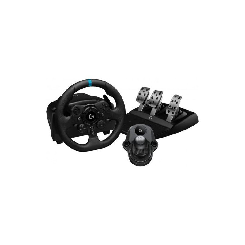 Logitech Racing Wheel G923 SE TrueForce with Pedals and Shifter (6 speed) for PC, PS5, PS4, Black EU (991-000531)