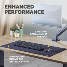 DESK MAT BREYTA / BLACK 100139320 FELLOWES DESK MAT BREYTA / BLACK 100139320 FELLOWES