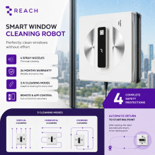 Langų valymo robotas Reach F19-05