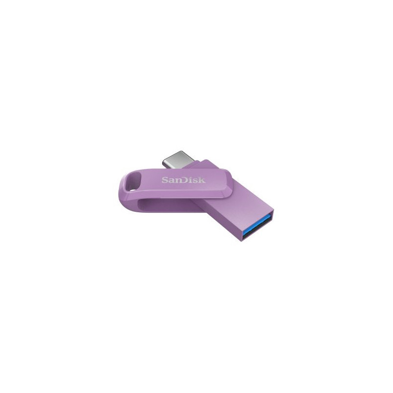 Flash memory SanDisk Ultra Dual Drive Go USB-A / USB Type-C 256GB Lavender