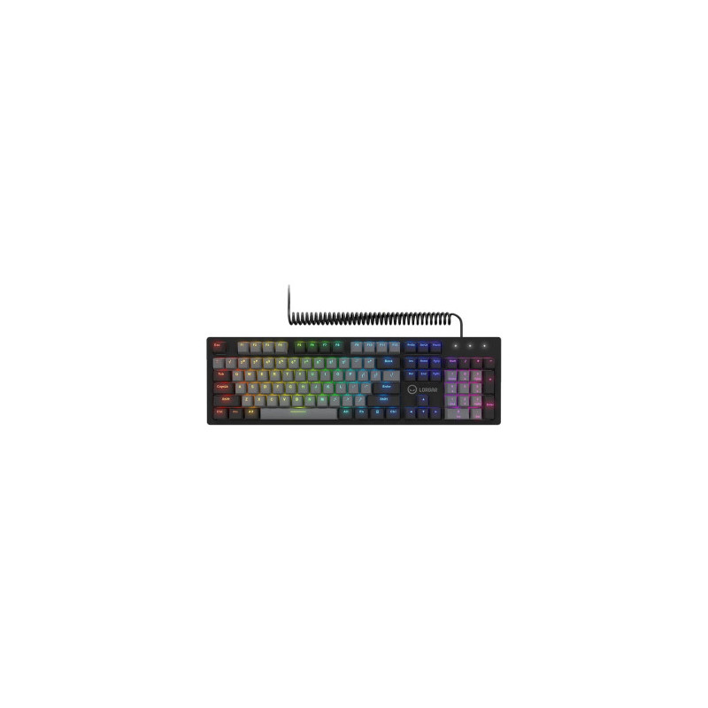 Keyboard Lorgar Azar 514 Black ENG