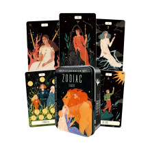 Zodiac Tarot cards and booklet in a metal box US Games Systems Zodiac Tarot cards and booklet in a metal box US Games Systems