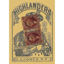 US Games Systems The 1864 Highlanders žaidimo kortos