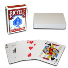Bicycle Blank Back Standard Face Red cards