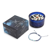 Zodiac Crystal Candle with...
