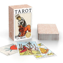 Les Mini-jeux rinkinys - Tarot A.E. Waite &amp; Petit Lenormand (Prancūzų k.) Cartamundi Cartomancie Dusserre