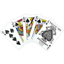 Bicycle Tally-Ho Circle Cards (Red)