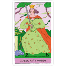 Whimsical Witch Tarot in a metal box US Games Systems