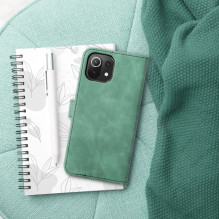 Atverčiamas dėklas Xiaomi Redmi NOTE 10 / 10S Tender Book, žalias